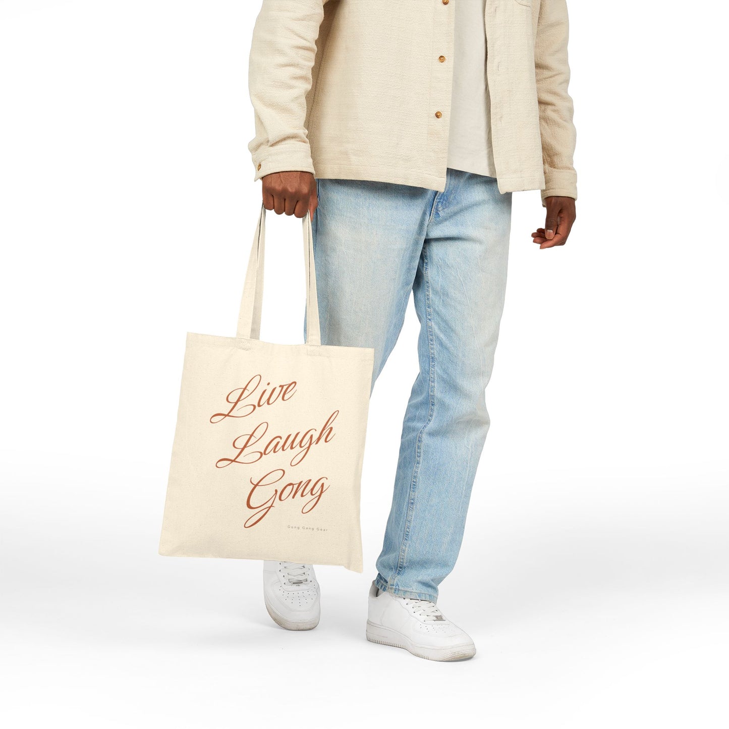 LIVE LAUGH GONG (Canvas Tote Bag)