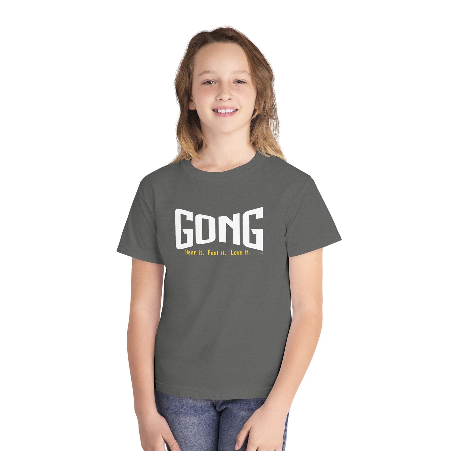 GONG - HEAR FEEL LOVE (Kids/Youth tee)