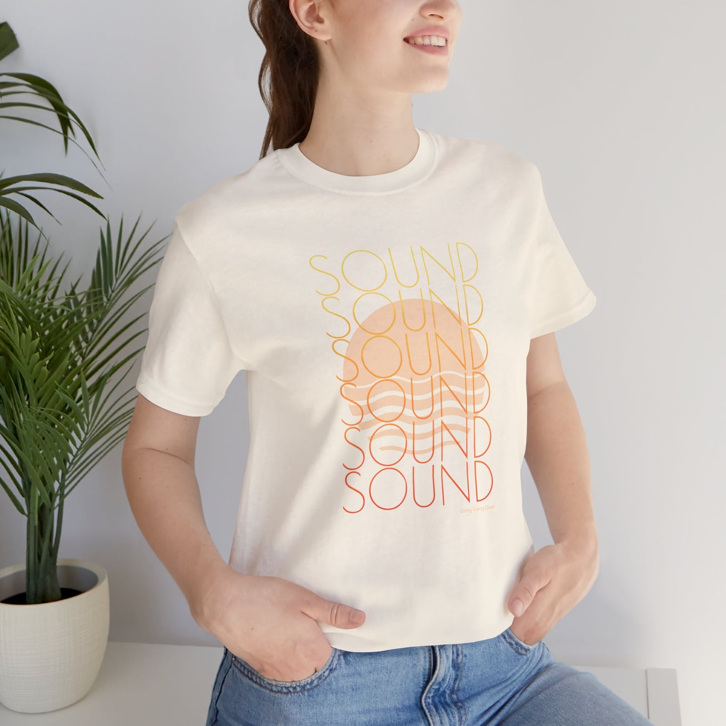 SOUND WAVES (B+C Unisex tee)