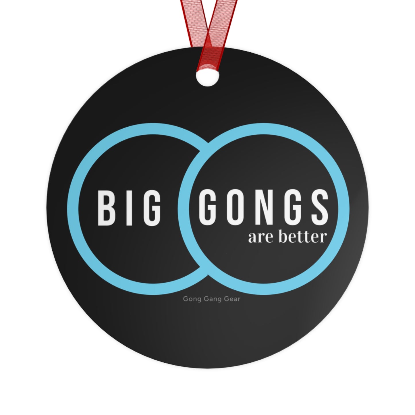 I LIKE BIG GONGS (Metal Ornament)