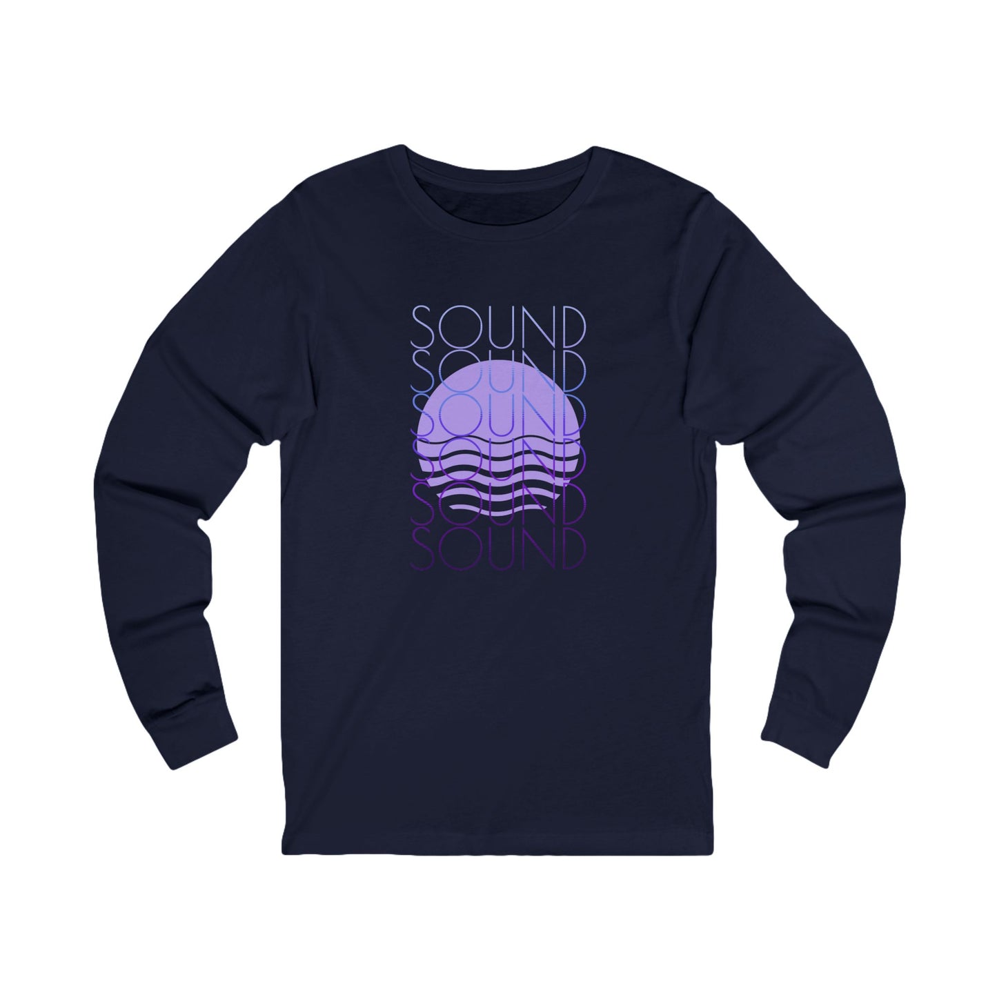SOUND WAVES (Unisex Long Sleeve Tee)