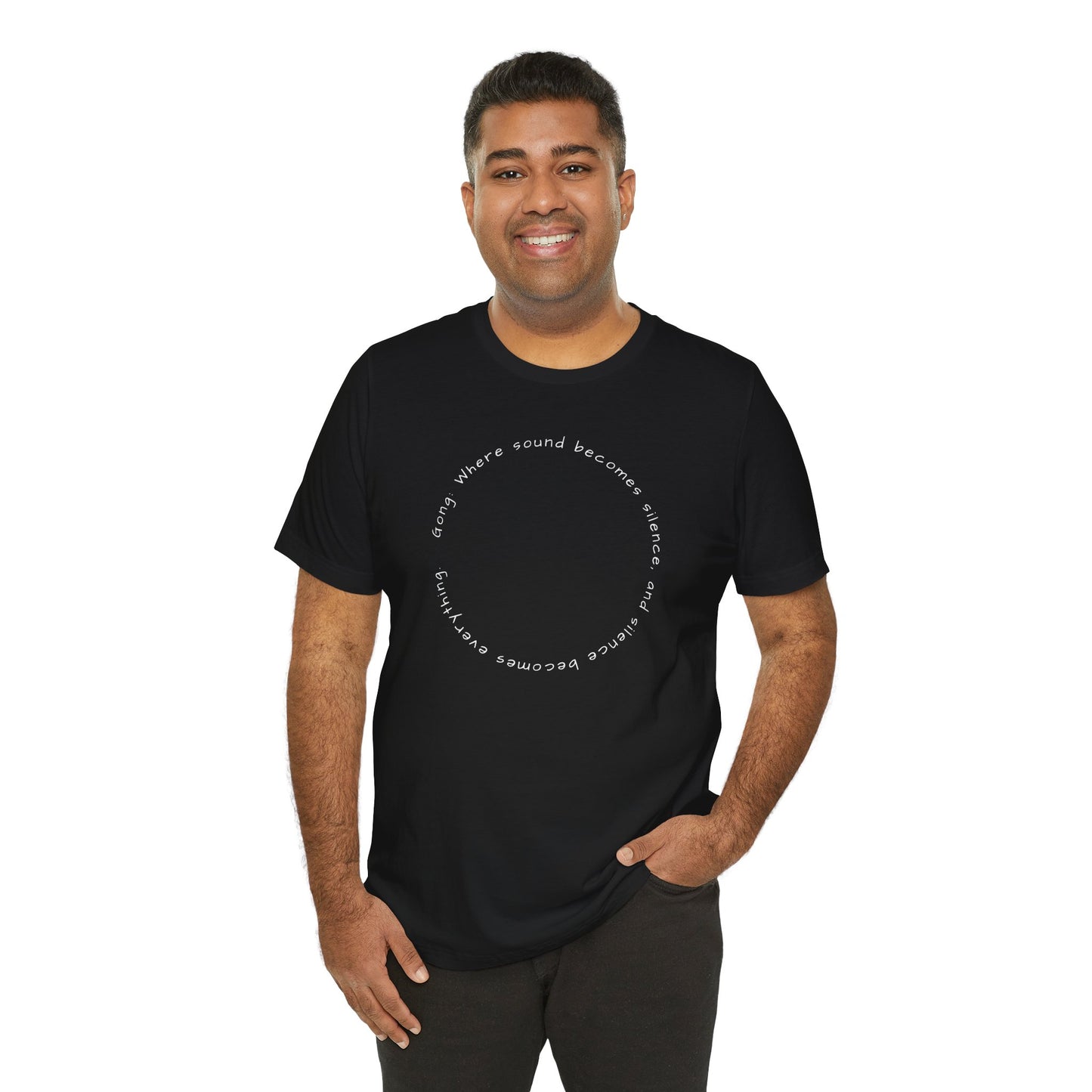 SOUND BECOMES SILENCE (B+C Unisex tee)