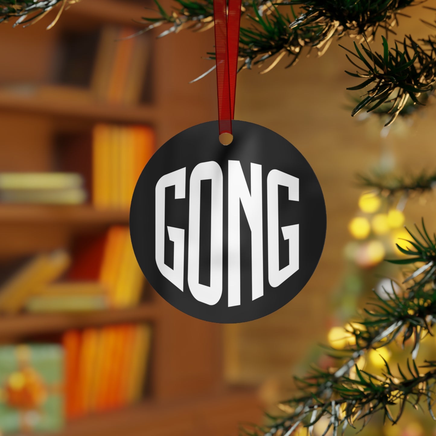 GONG - HEAR FEEL LOVE (Metal Ornament)