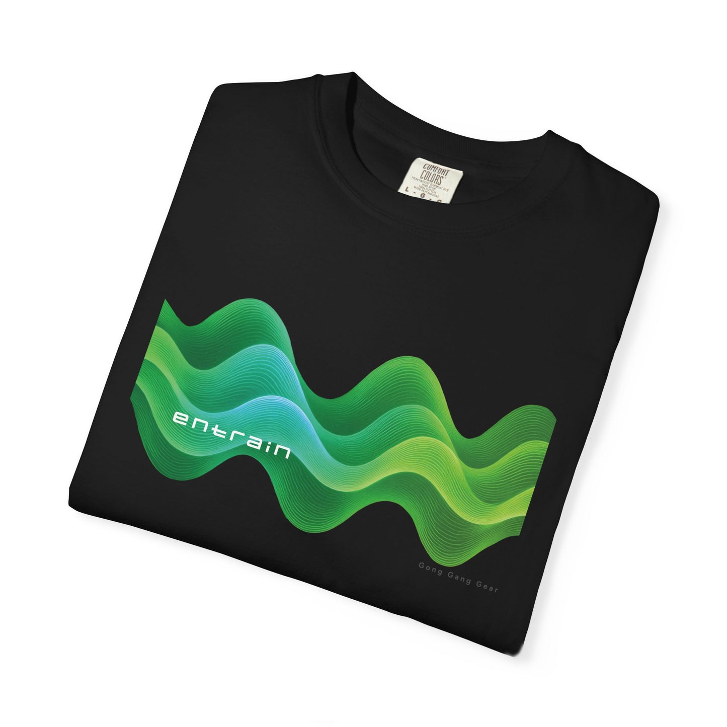 ENTRAIN - GREEN (CC Unisex tee)