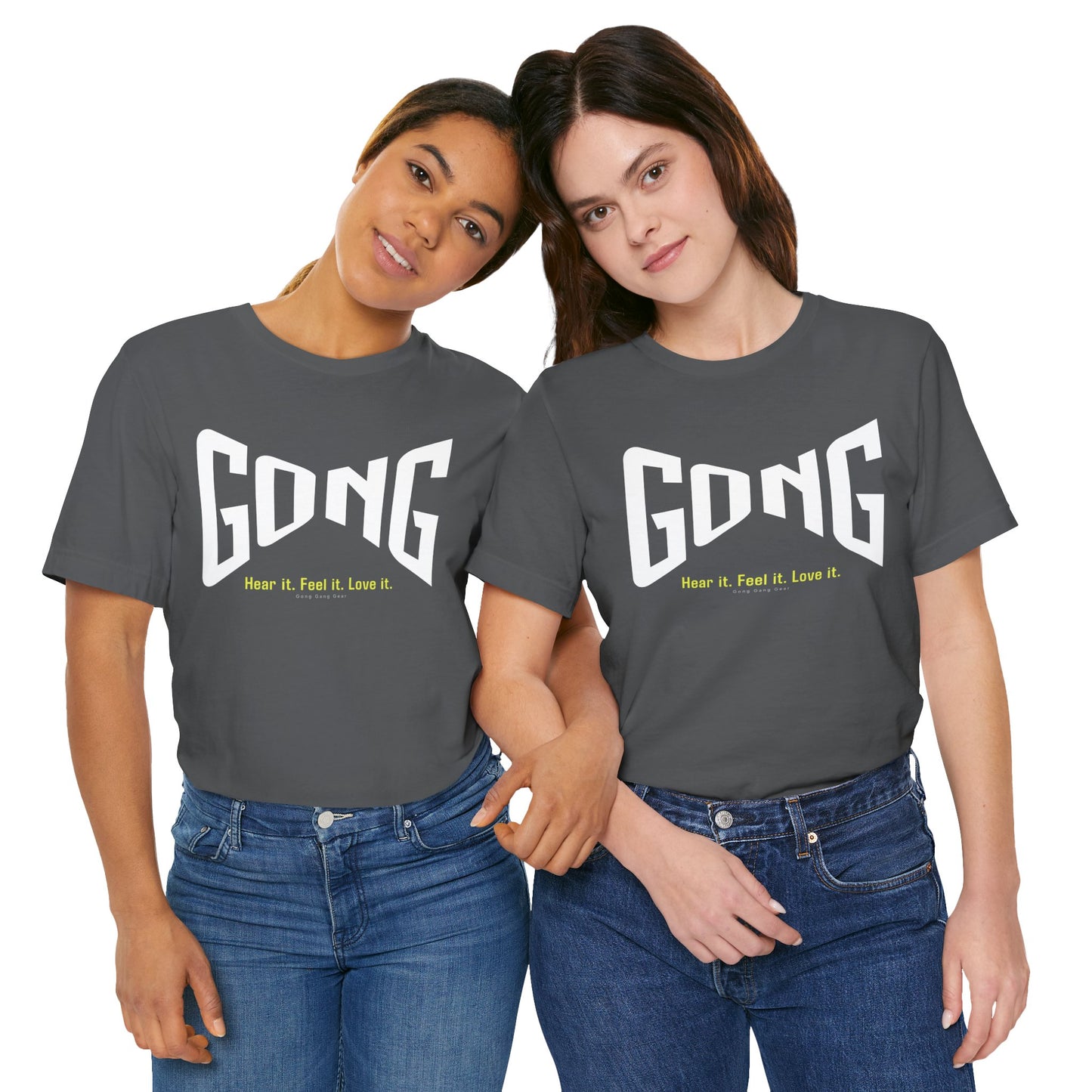GONG - HEAR FEEL LOVE (B+C Unisex tee)