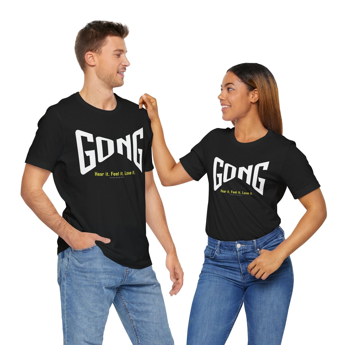 GONG - HEAR FEEL LOVE (B+C Unisex tee)
