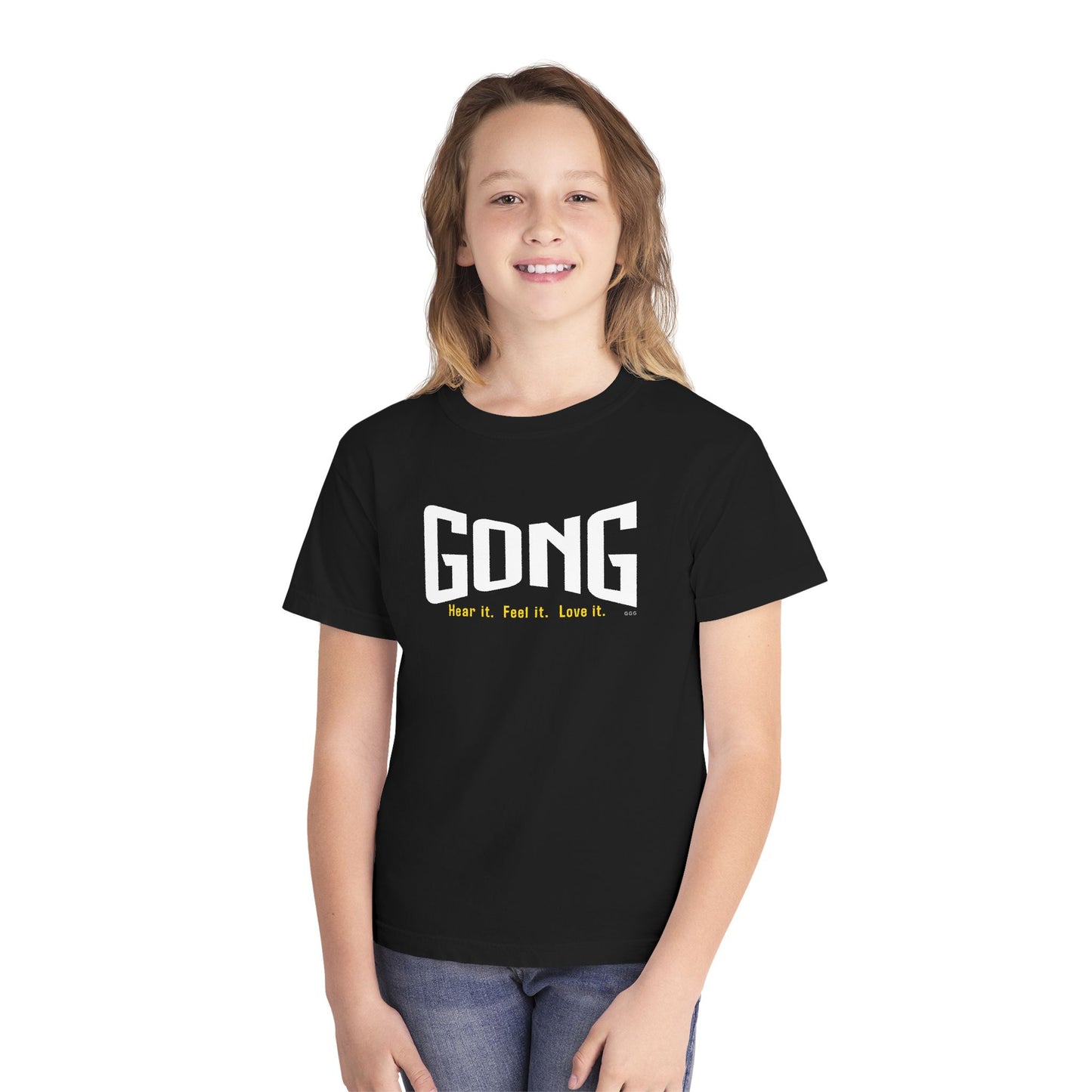 GONG - HEAR FEEL LOVE (Kids/Youth tee)