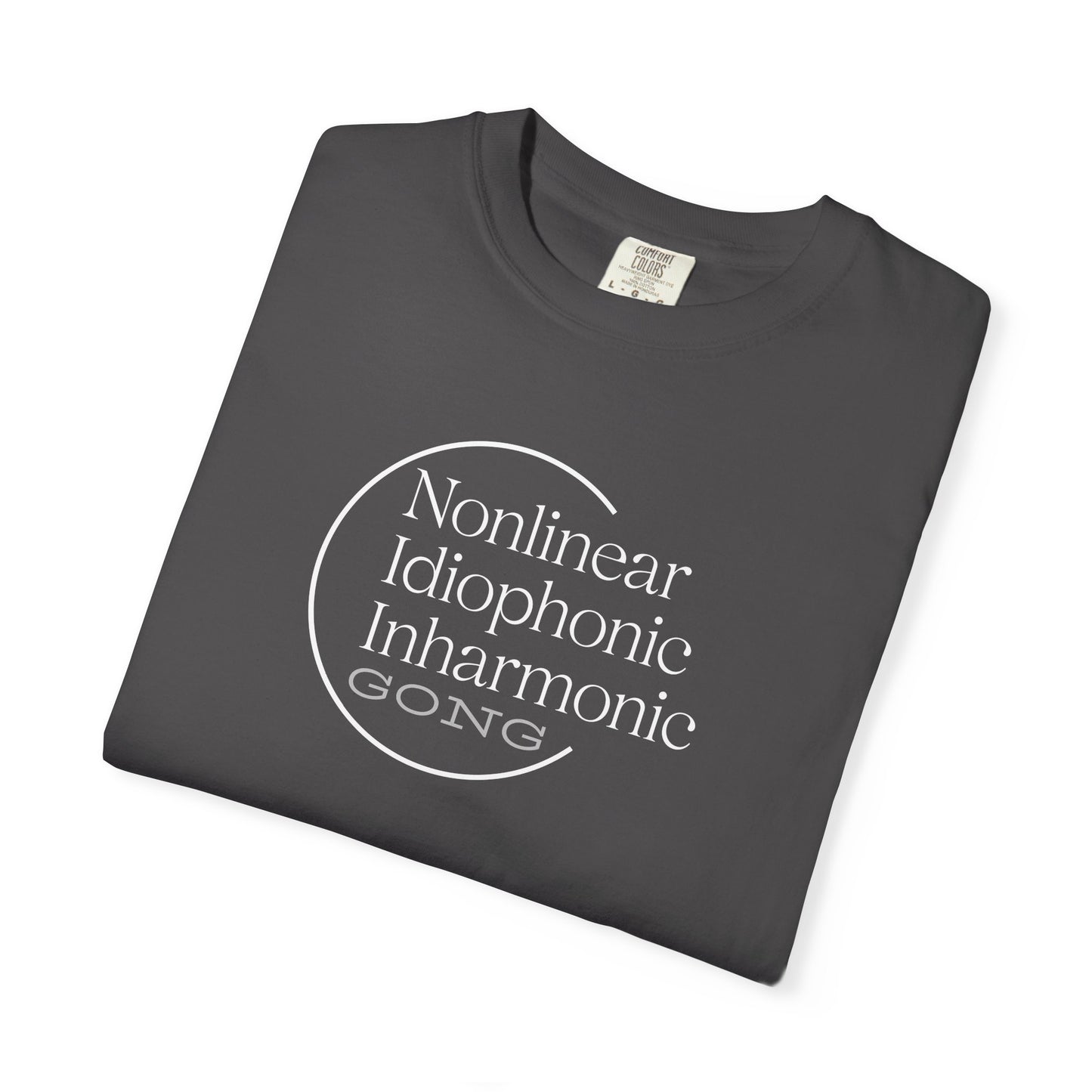 NONLINEAR IDIOPHONIC INHARMONIC GONG (CC Unisex tee)