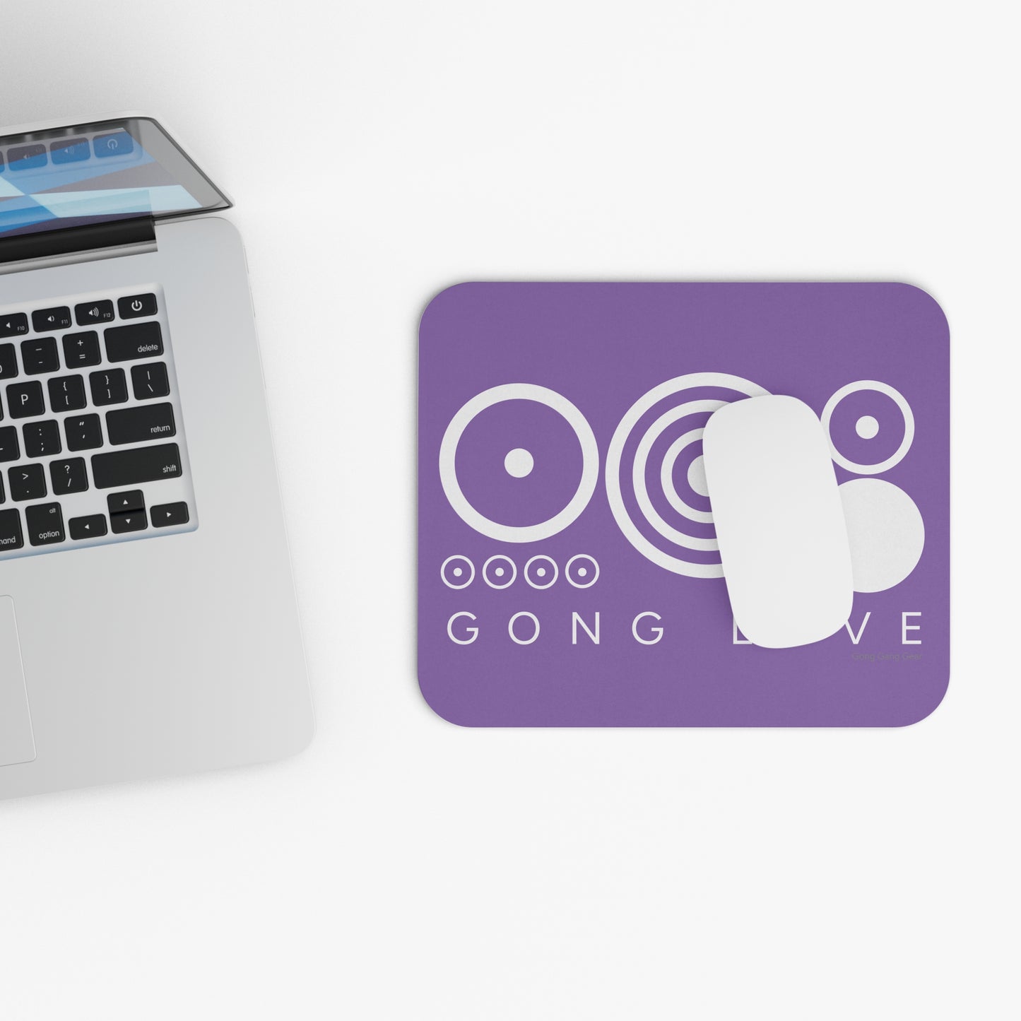 GONG LOVE HEART - PURPLE (Mouse Pad)
