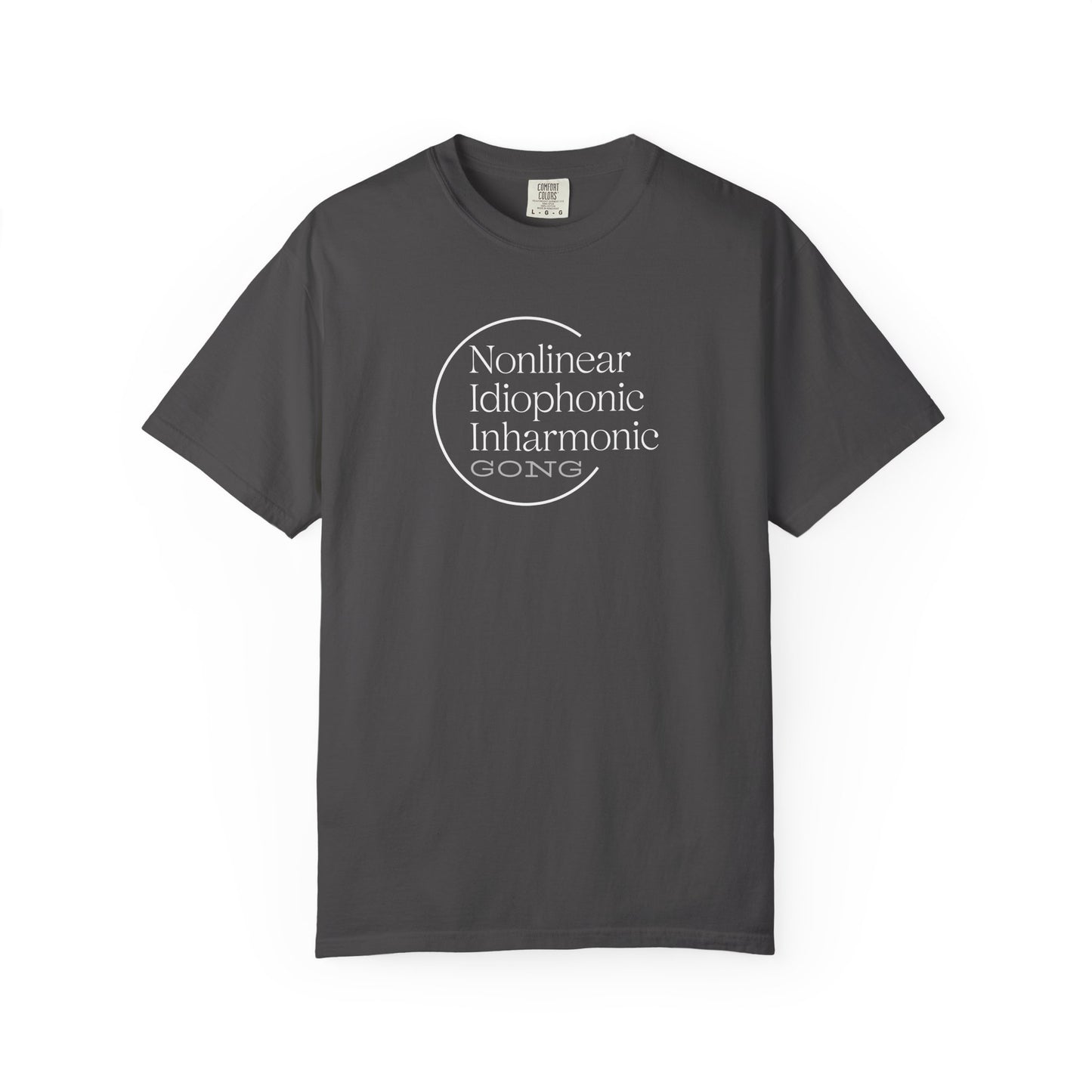 NONLINEAR IDIOPHONIC INHARMONIC GONG (CC Unisex tee)