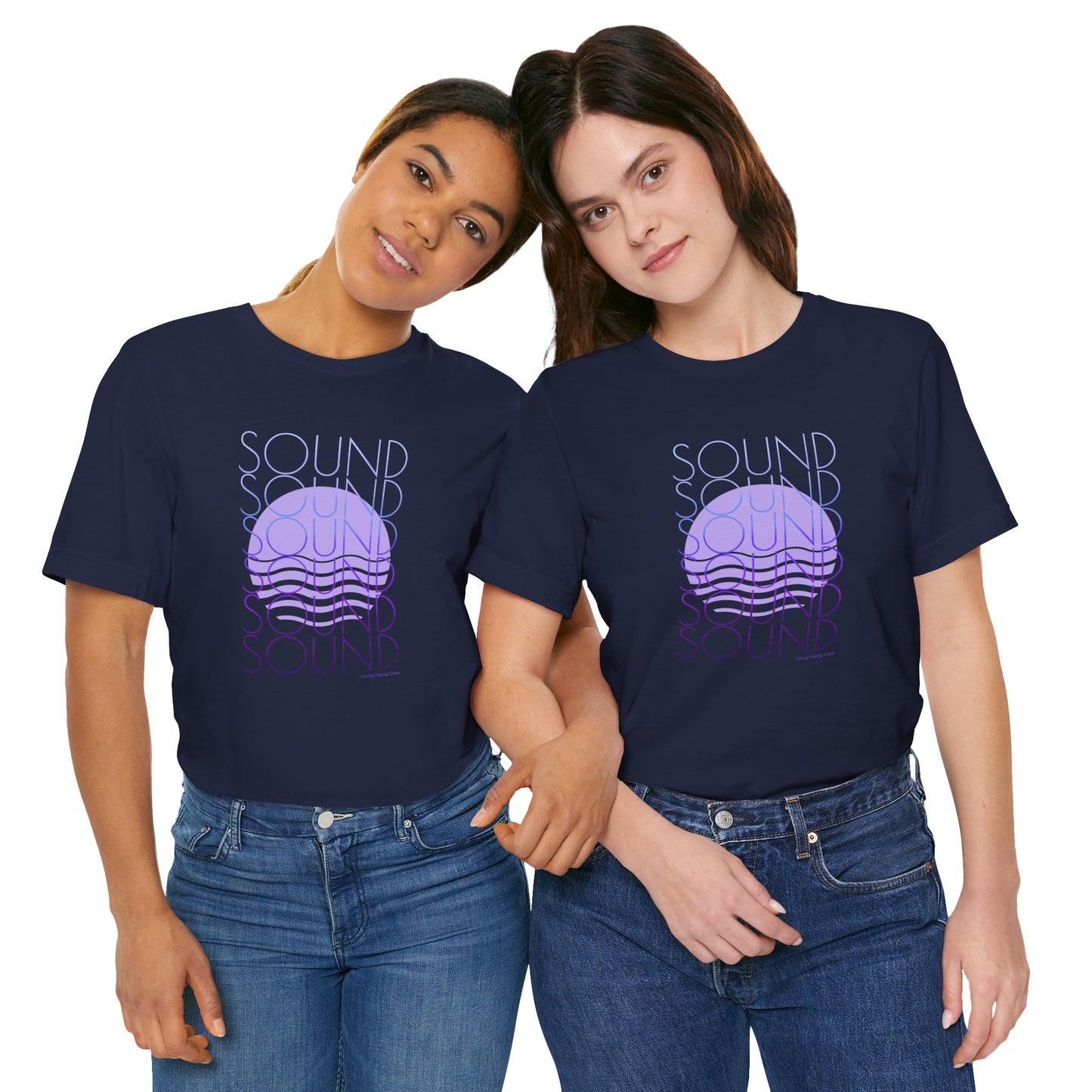 SOUND WAVES (B+C Unisex tee)