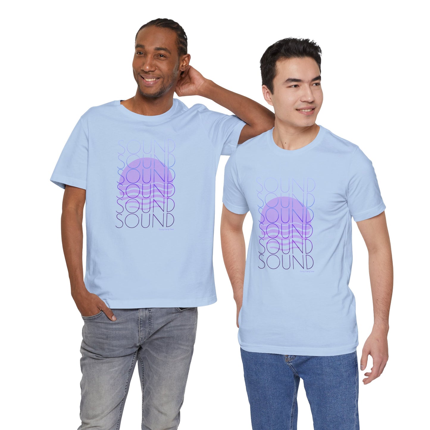 SOUND WAVES (B+C Unisex tee)