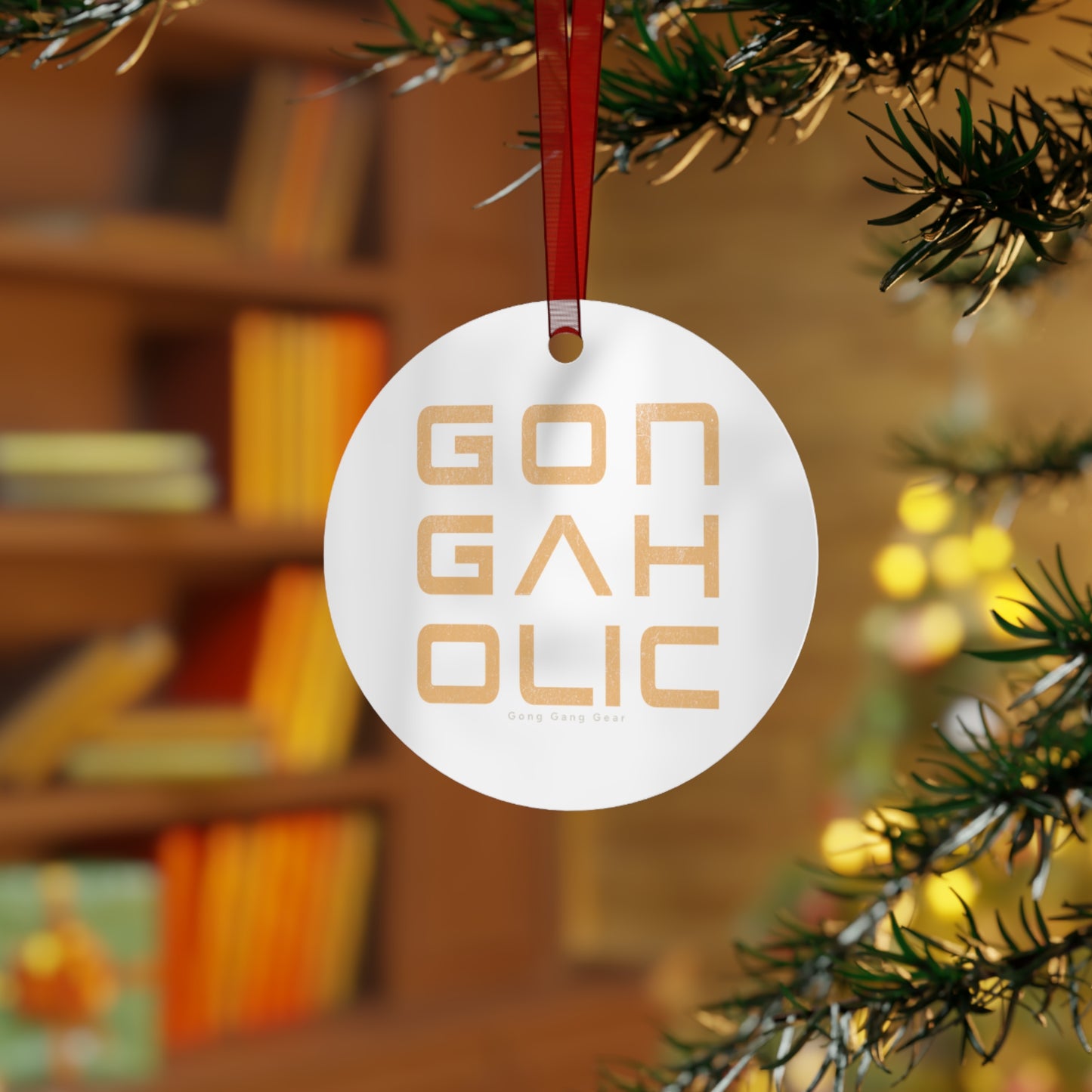 GONGAHOLIC (Metal Ornament)