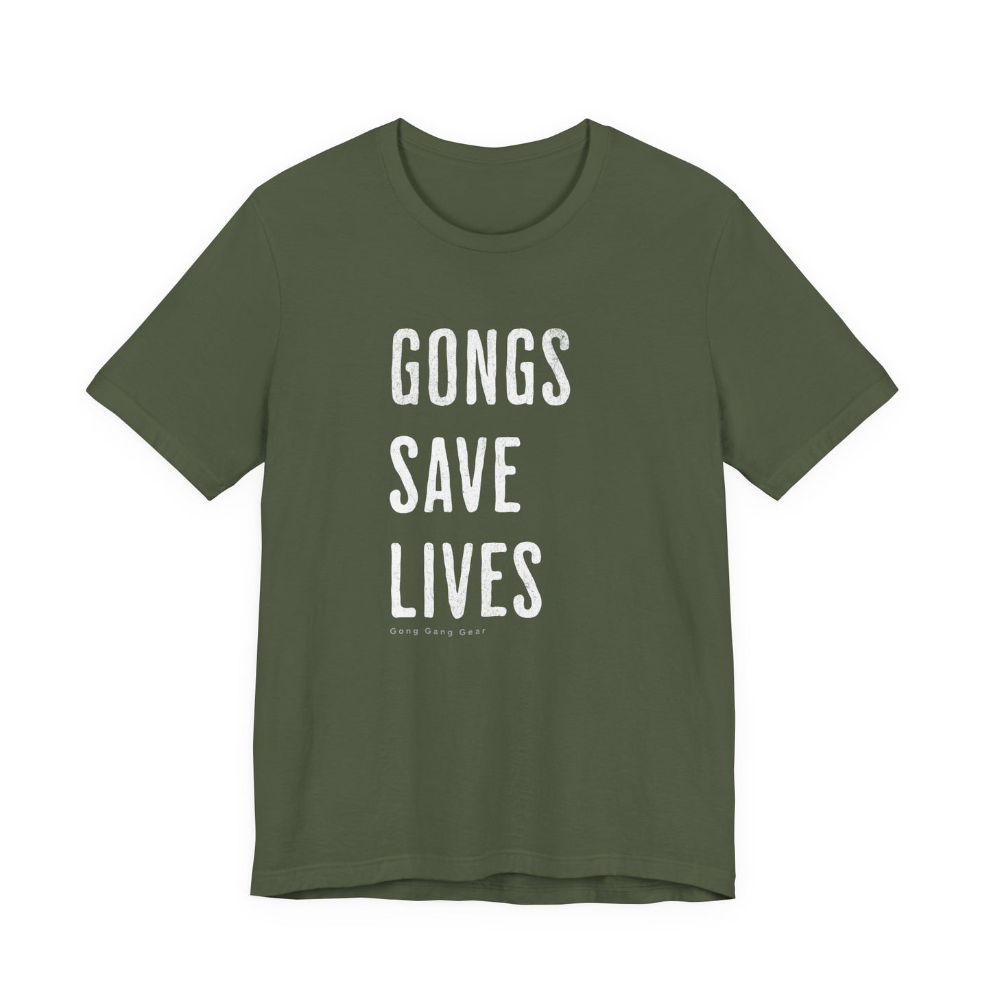GONGS SAVE LIVES (B+C Unisex tee)