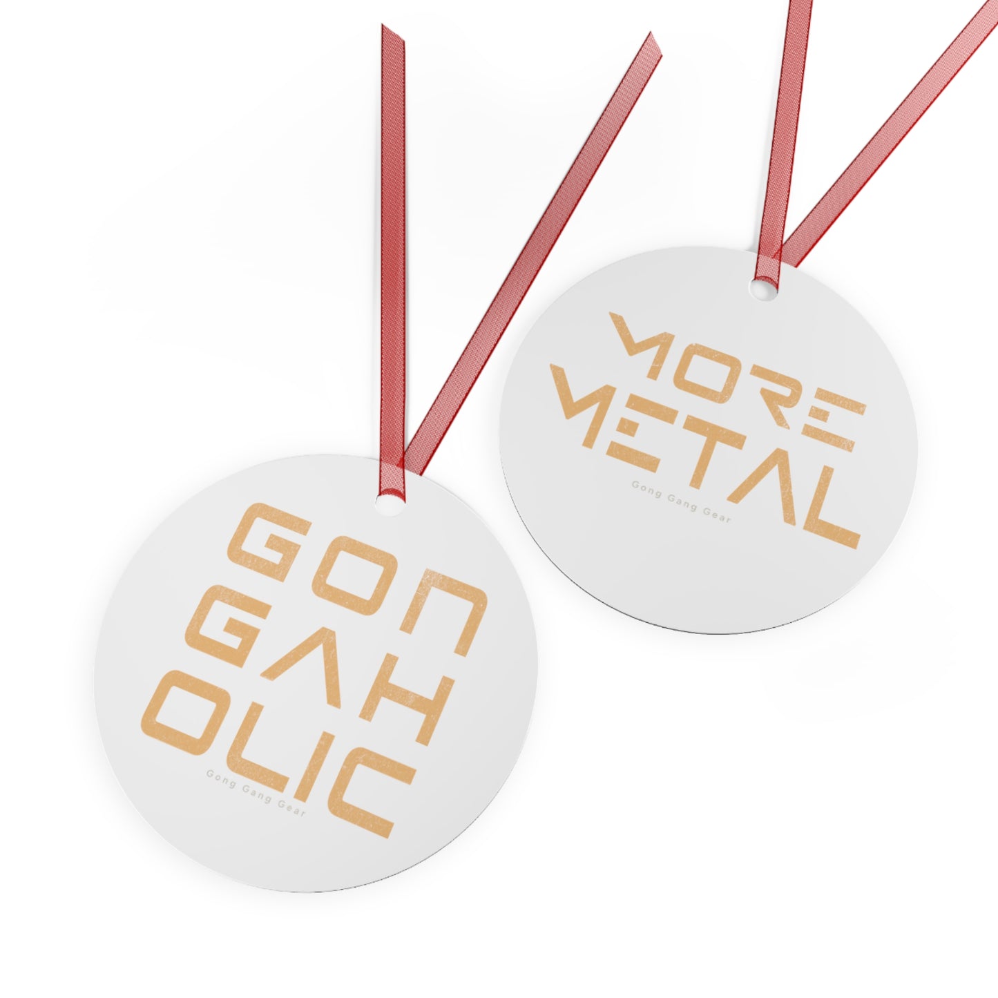 GONGAHOLIC (Metal Ornament)