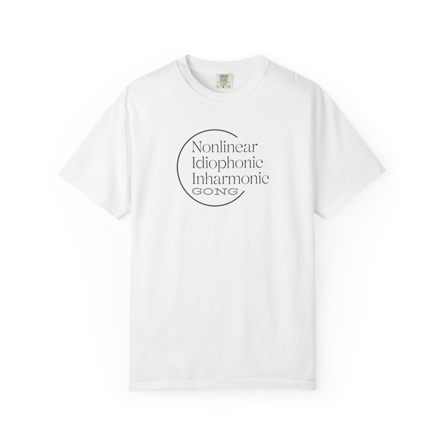 NONLINEAR IDIOPHONIC INHARMONIC GONG (CC Unisex tee)