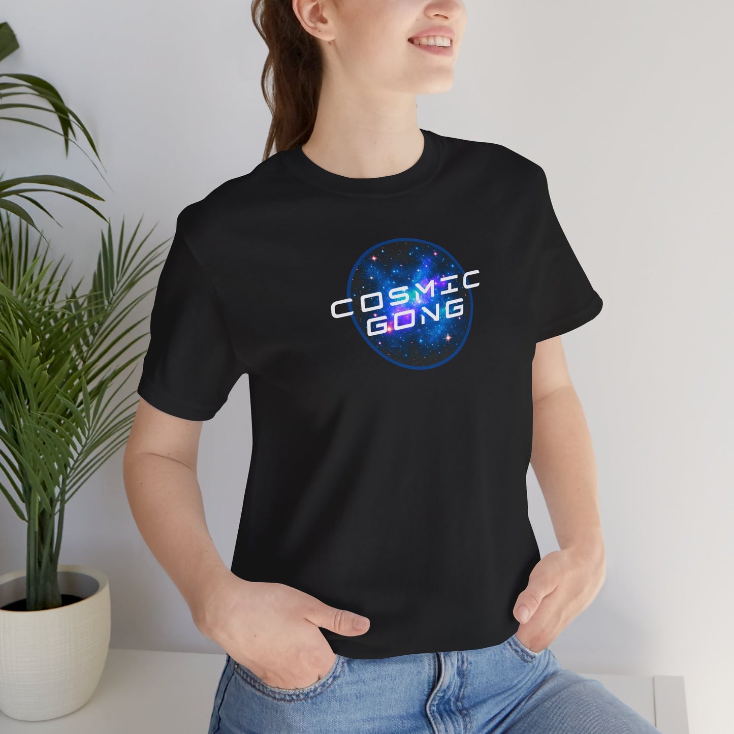 COSMIC GONG (B+C Unisex tee)