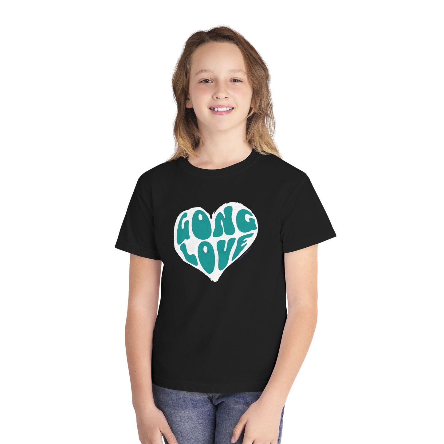 GONG LOVE HEART (Kids/Youth tee)